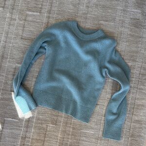 A.L.C. Crewneck Cashmere Sweater in Blue